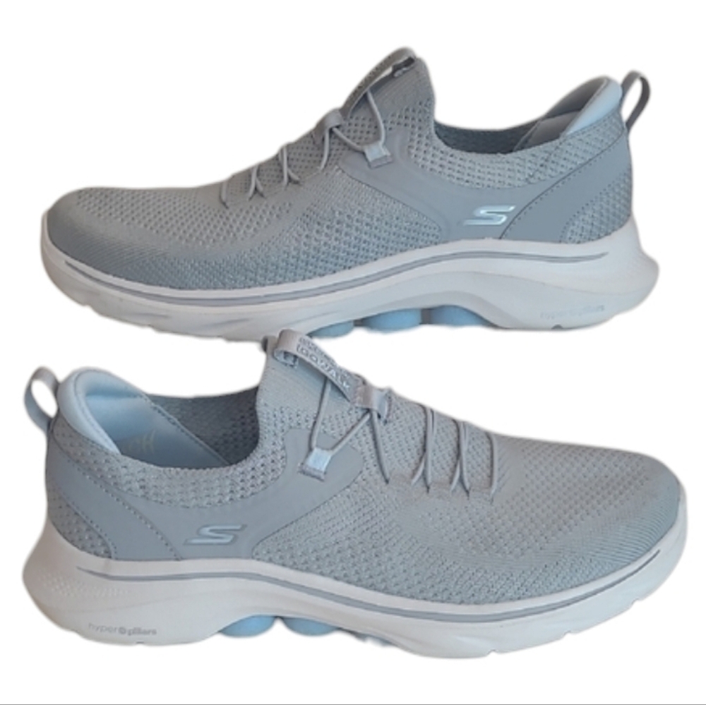 Skechers GO WALK 7 Abie Goga Sneaker Lace Up Low Top Cushion Sole Arch Support